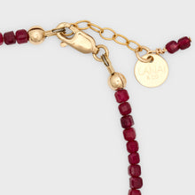Load image into Gallery viewer, faceted red jade bracelet - exclusive to Bassike