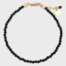 Load image into Gallery viewer, faceted onyx bracelet - exclusive to Bassike