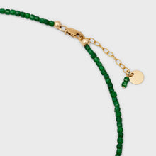 Load image into Gallery viewer, faceted green jade necklace -exclusive to Bassike