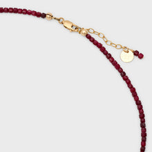 Load image into Gallery viewer, faceted red jade necklace - exclusive to Bassike