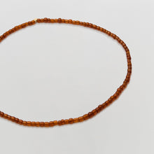 Load image into Gallery viewer, amber glass necklace
