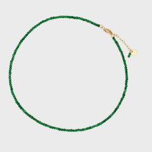 Load image into Gallery viewer, faceted green jade necklace -exclusive to Bassike
