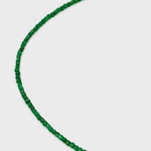 Load image into Gallery viewer, faceted green jade necklace -exclusive to Bassike
