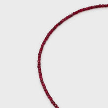 Load image into Gallery viewer, faceted red jade necklace - exclusive to Bassike
