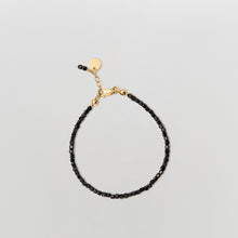 Load image into Gallery viewer, black spinel bracelet
