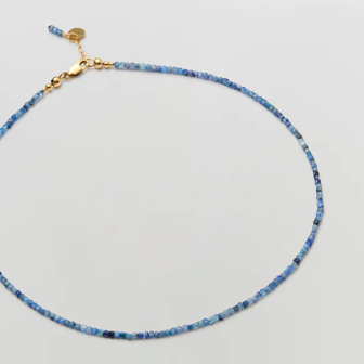 Blue online kyanite necklace