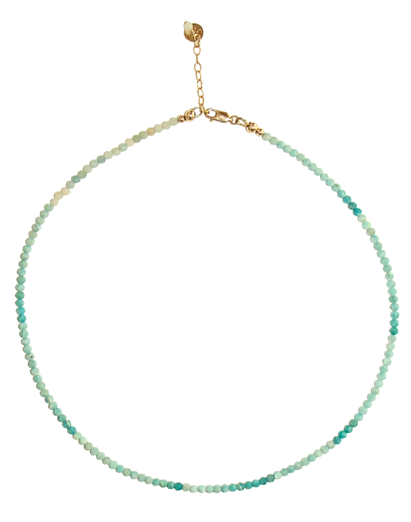 los pasos - amazonite necklace