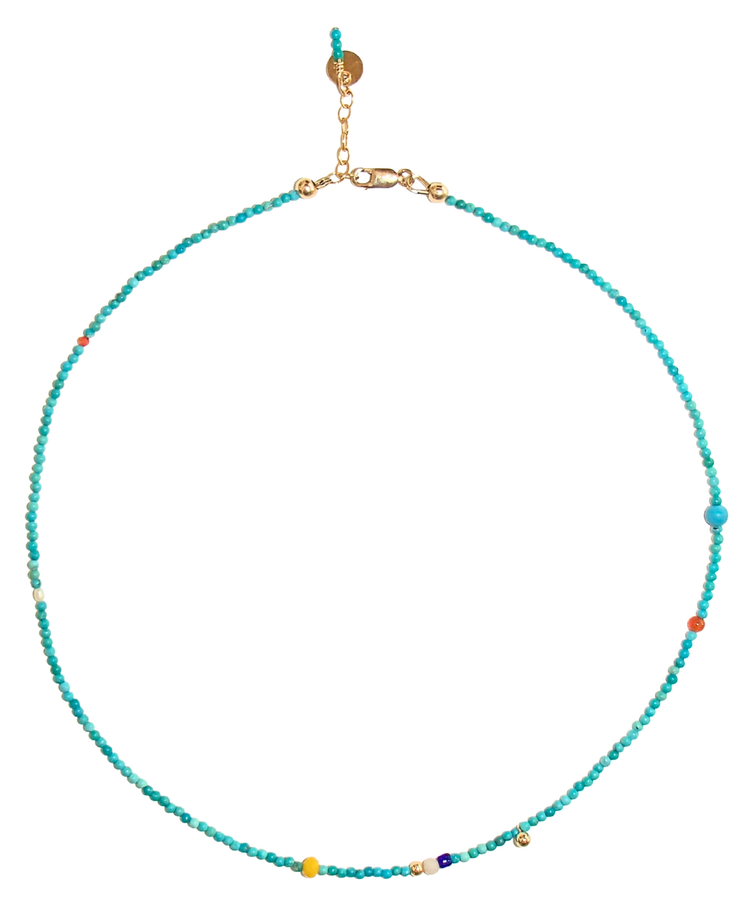 so little time - turquoise necklace